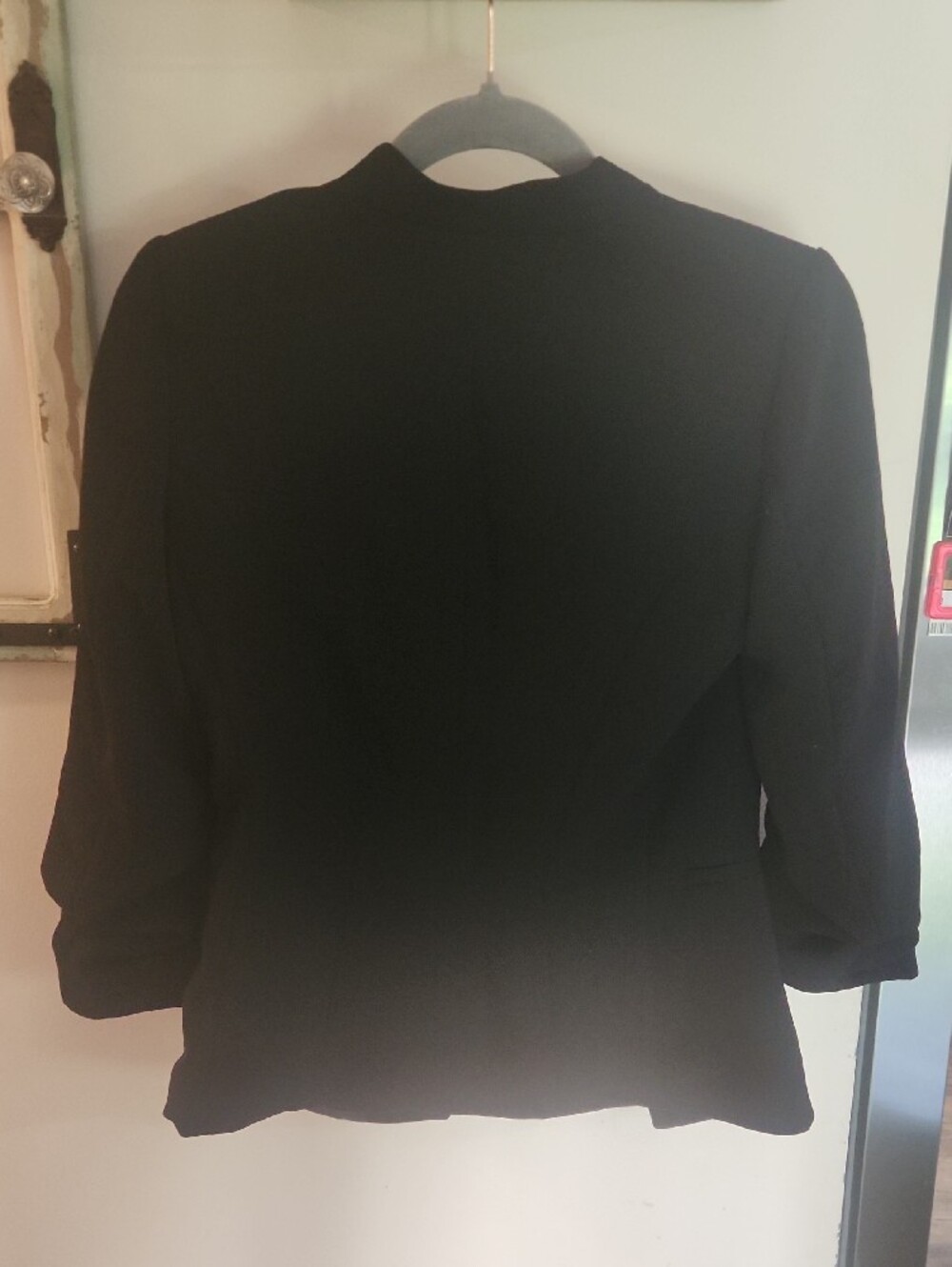 H&M Black Women's Tailored Single-Button Blazer - Picture 3 of 3